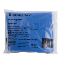 First Aider's Choice Basic Dressing Pack