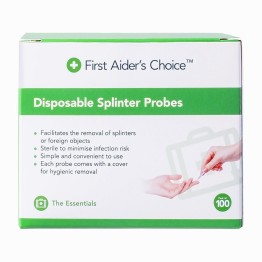 First Aider's Choice Disposable Splinter Probes, Pack of 100
