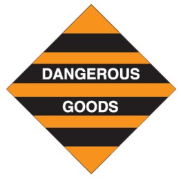Dangerous Goods Labels & Placards - Dangerous Goods (Orange)