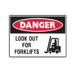Graphic Look Out For Forklifts