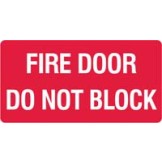 Fire Equipment Signs - Fire Door Do Not Block