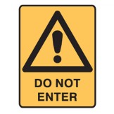 Do Not Enter Labels 90x125 SAV Pk5