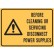 Before Cleaning Or Servicing Disconnect Power Supplies Labels