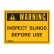 Inspect Slings Before Use Labels