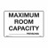 Social Distancing Sign - Maximum Room Capacity... Persons