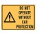 Do Not Operate Without Ear Protection Labels