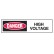 High Voltage - Overhead Sign