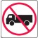 No Trucks Sign