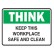 Think Keep This Workplace Safe And Clean Labels