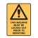 This Machine Must Be Locked Out Prior To Servicing W/Picto