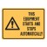 This Equipment Starts And Stops Automatically Labels