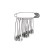 First Aider's Choice Assorted Safety Pins, Pack of 12